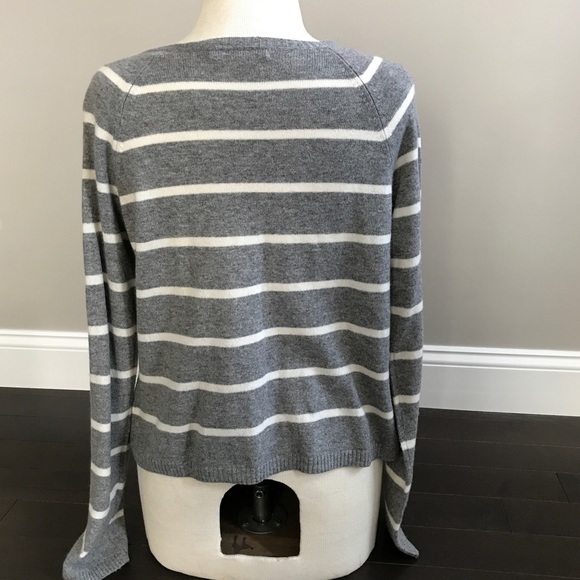 NWOT Christopher Fischer cashmere stripe cardigan - Picture 3 of 8